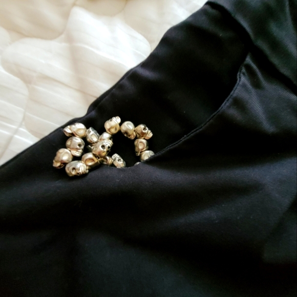 ECHORAIN BLACK SKIRT L WITH BELT LOOPS AND POCKETS - Picture 3 of 3